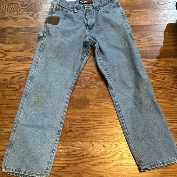 Wrangler Classic Blue Straight Jeans - Picture 4 of 7